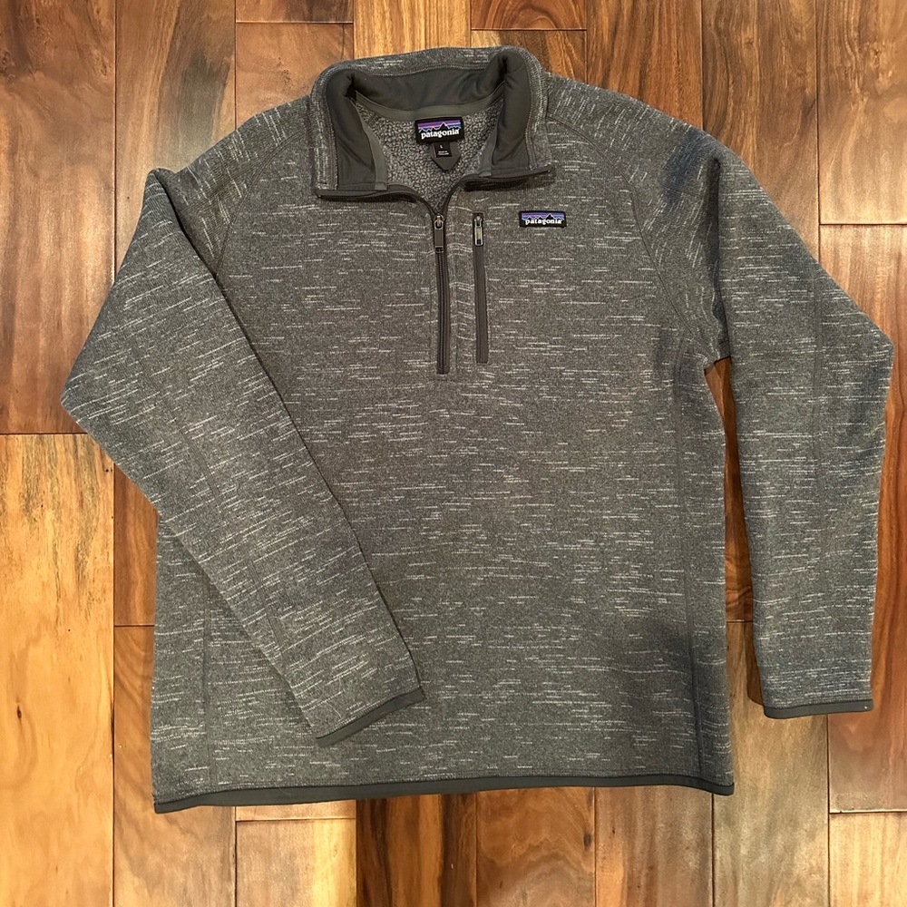 Patagonia Men’s Grey Quarter-zip Sweatshirt